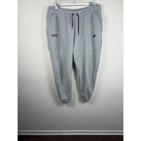 Nike Baylor Bears NCAA Sportswear Tech Fleece Jogger Sweatpants Men XXL Gray - Picture 1 of 7
